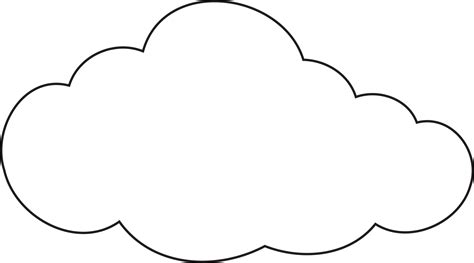 Cloud Outline Pngs For Free Download