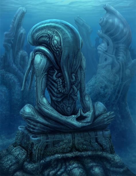 Xenocthulhu Cthulhu In The Style Of Hr Giger By Ilya Suhoi Hp