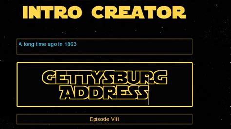 How To Create Your Own Star Wars Intro Crawl In 1 Minute Youtube