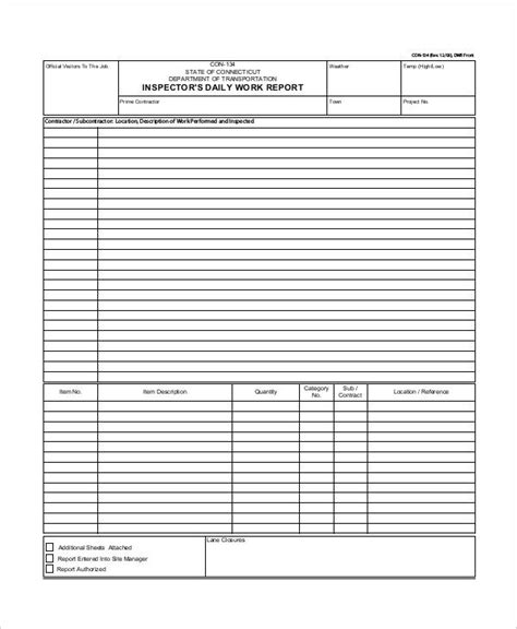 Free 21 Sample Daily Work Report Templates In Pdf Ms