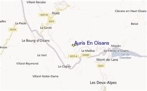 Guide De Station De Ski De Auris En Oisans Carte And Hébergement