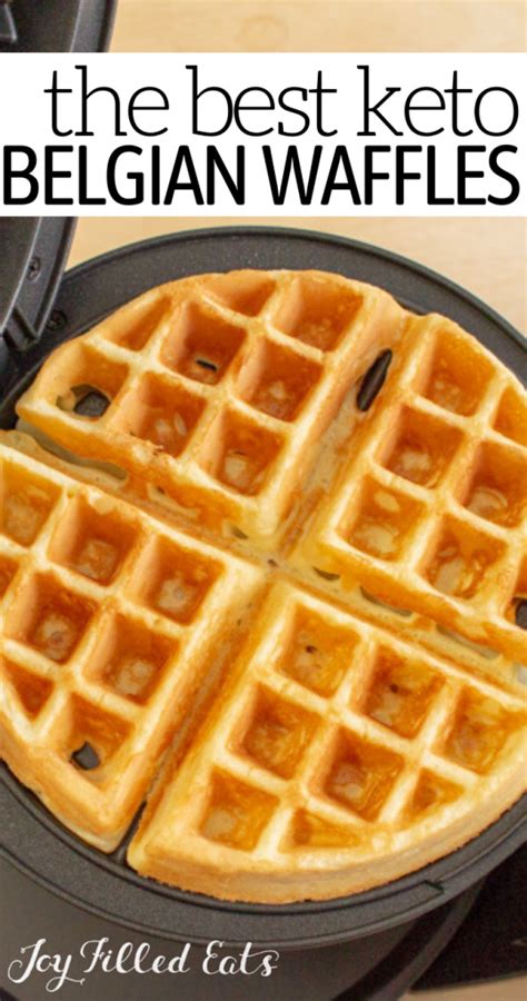 Low Carb Waffles Keto Flourless Gluten Free Easy Joy Filled Eats