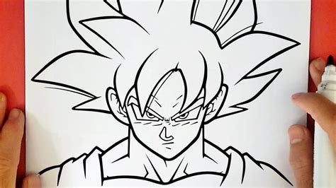 Como Dibujar A Goku Ultra Instinto Dominado Social Useful Stuff