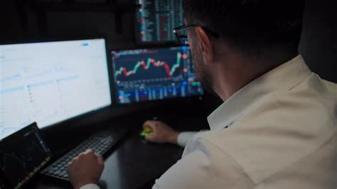 Trader Analyzes The Stock Market By LightShoot VideoHive