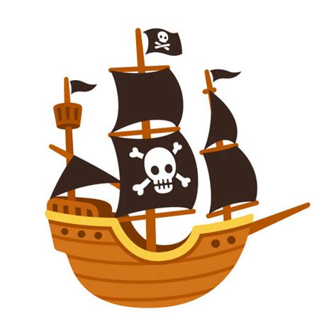 Pirate Ship Illustrations Royalty Free Vector Graphics