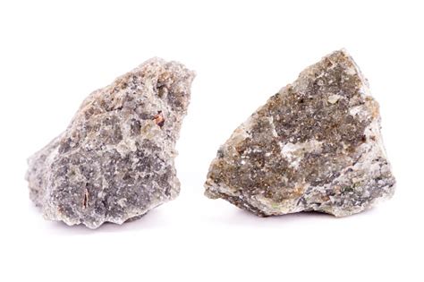 Macro Mineral Stone Olivine On A White Background Close Up Stock Photo