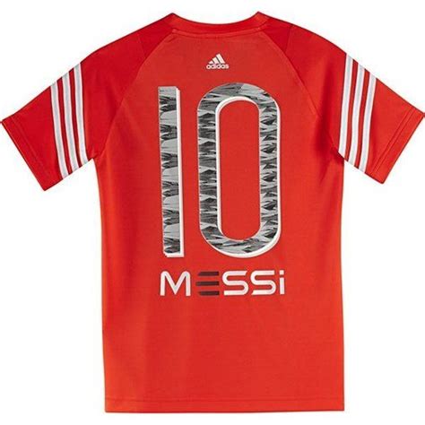 Adidas Messi Training T Shirt Red