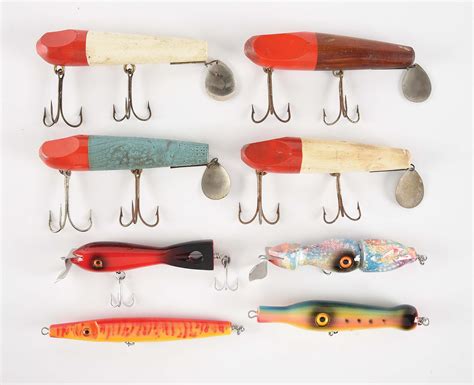 Lot Detail Lot Of 8 Various Striped Bass Fishing Lure