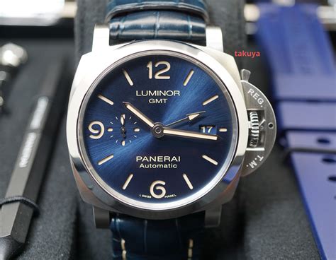 Panerai Pam 1033 Luminor 1950 Gmt Blue Dial 44mm 2021 Complete Set