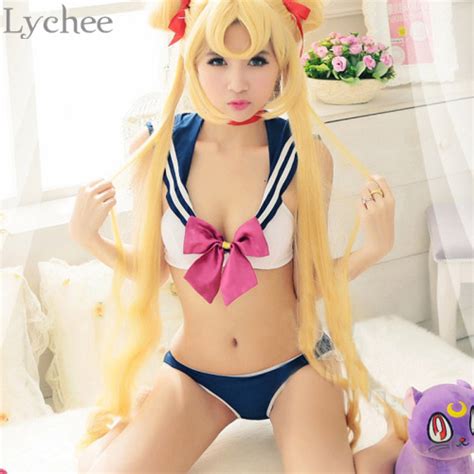 Lychee Hot Japan Anime Sailor Moon Cosplay Sexy Women