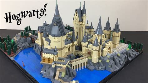 Lego Custom Hogwarts Castle Full School And Grounds Youtube