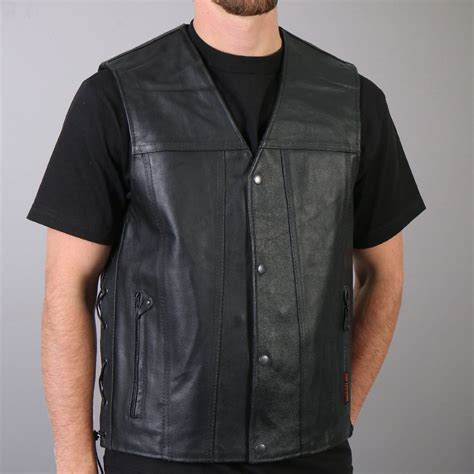 Style And Comfort With Men Leather Vest