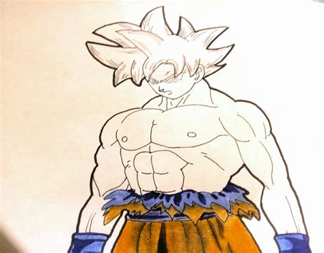Dibujo De Goku Ultra Instinto •arte Amino• Amino