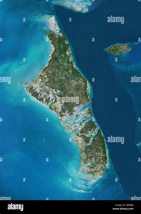 Satellite View Andros Islands New Hi Res Stock Photography And Images