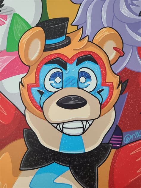 Fnaf Security Breach Fanart Poster 16 X 20 Inches Etsy Uk