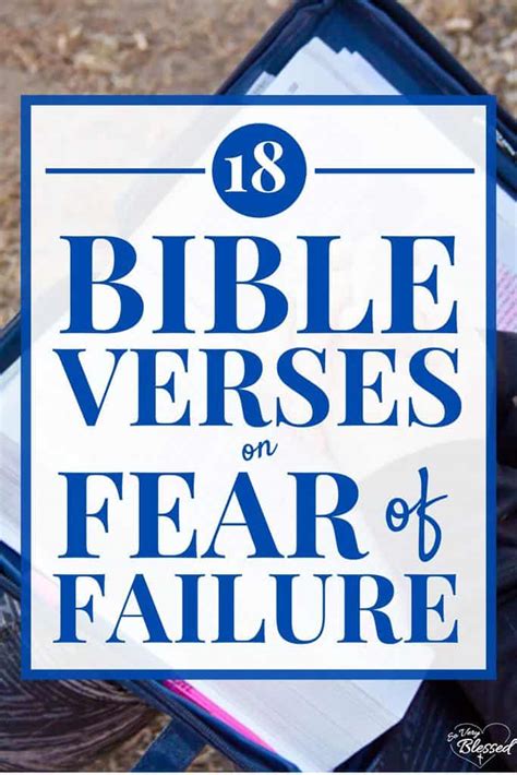18 Bible Verses About Fear Of Failure