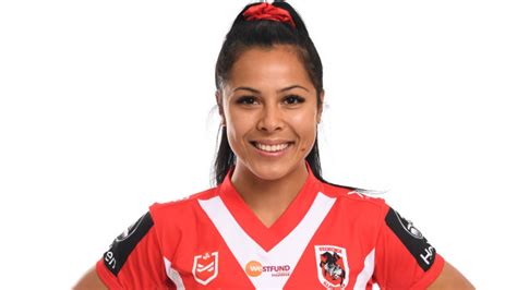 Nrlw 2019 The Rapid Rise Of Rugby Convert Tiana Penitani For St George Illawarra Dragons