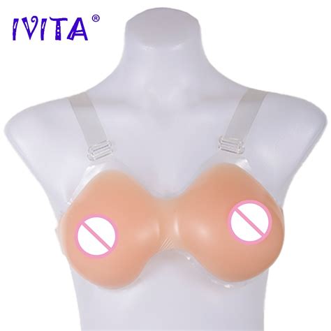 Ivita Artificial Silicone Breast Forms Realistic Fake Boobs Waterdrop