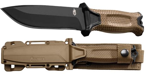 Gerber Strongarm Fixed Blade Knife Fine Edge Coyote 30