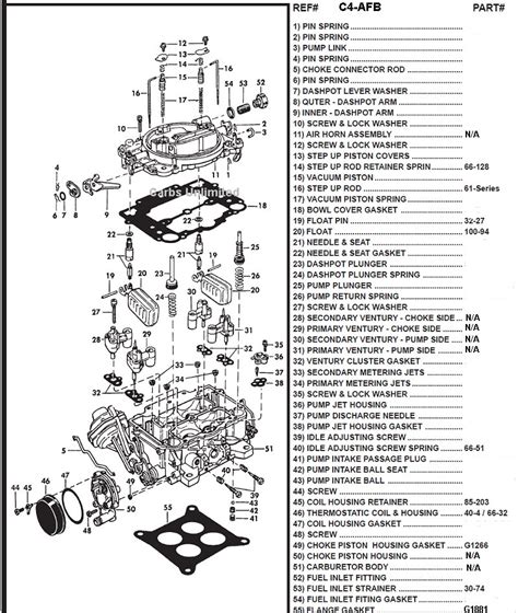 Carter 4 Afb Parts Page