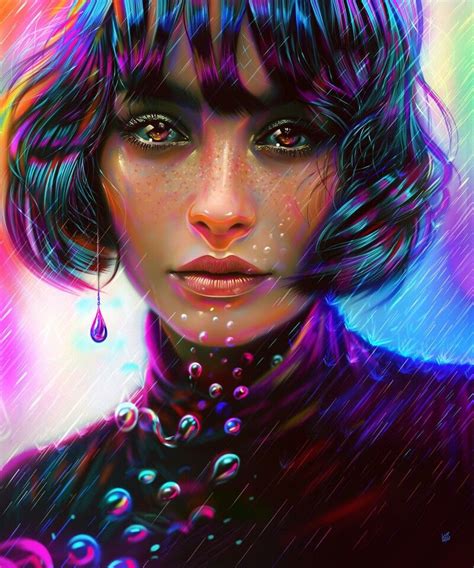 Artstation Raın Yaşar Vurdem Digital Art Girl Art Portrait Artist