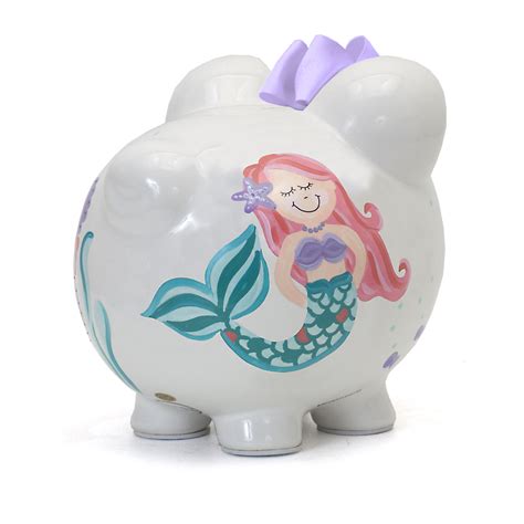 Child To Cherish Mermaid Piggy Bank Destination Baby And Kids