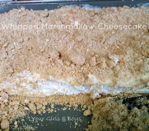 We can make softer and more. Whipped Marshmallow Cheesecake - light & fluffy. A perfect ...