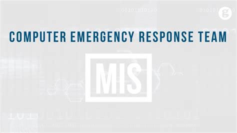Computer Emergency Response Team Youtube
