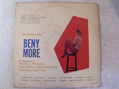 Recordando Los Exitos Beny More Lp Cds And Vinyl