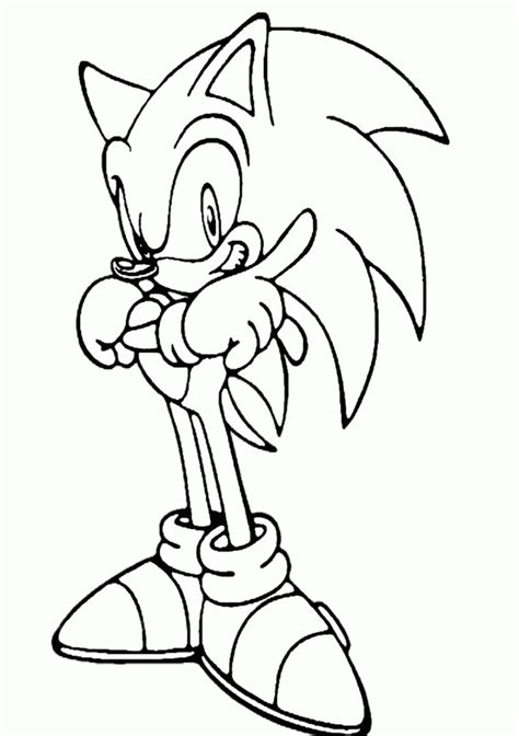 Dark Sonic Coloring Pages Coloring Home