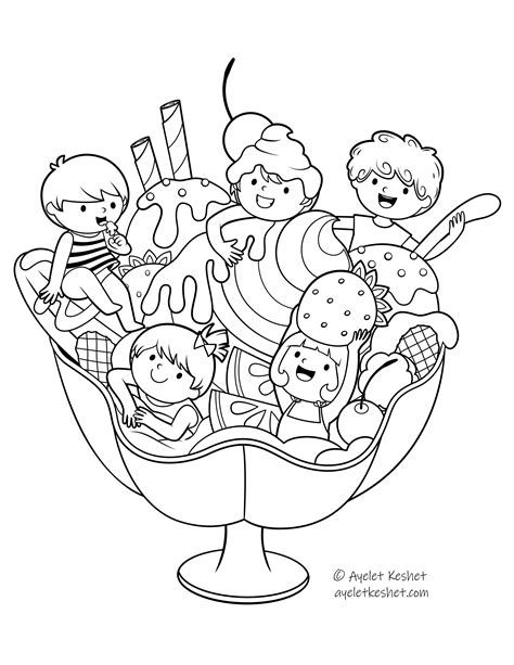 Grab another twenty or so free summer coloring pages from all kids network. Adorable summer coloring pages for kids - Ayelet Keshet