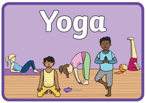 Fun Yoga Poses For Kids Twinkl