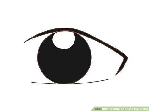 How To Draw An Anime Eye Crying 7 Steps With Pictures Wikihow