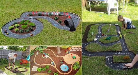 Diy Race Car Track Backyard Projects For Kids Icreatived