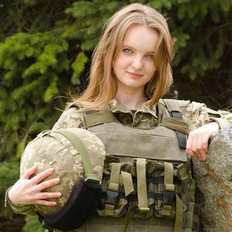Female Army Soldier Marines Girl Ukraine Military Army Police Heer Military Girl Military