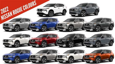 2022 nissan rogue all colour options images autobics youtube