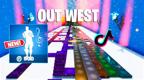 Out West Emote In Fortnite Music Blocks Fortnite Creative Music Map Code