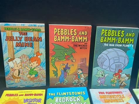 Vintage Lot Of 11 ~ Hanna Barberas Flintstones Pebbles Bamm Bamm Books