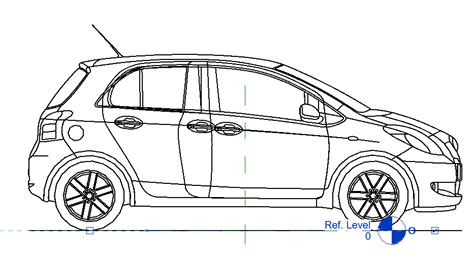 Car Parametric Toyota Yaris Swap Between 3 And 5 Doors 11065 In Revit