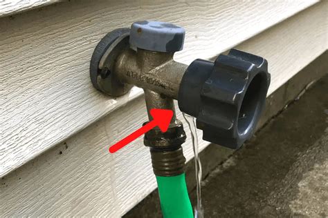 How To Fix A Leak Behind The Handle Of An Outdoor Faucet