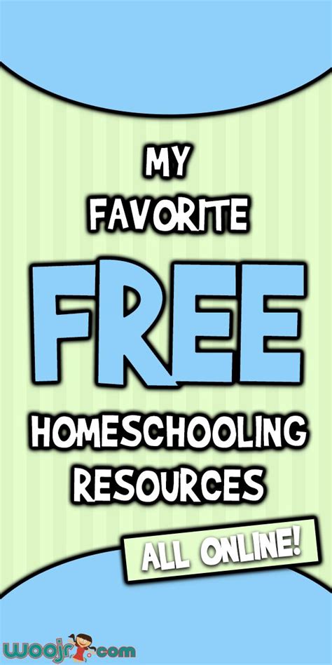 My Favorite Free Homeschooling Resources Woo Jr Kids Activities