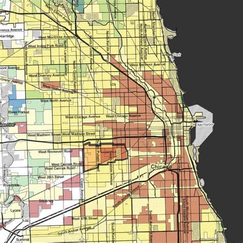 Collection Of Chicago North Lawndale Maps Bike Lab