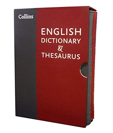 Collins English Dictionary And Thesaurus Slipcase Set Buy Collins