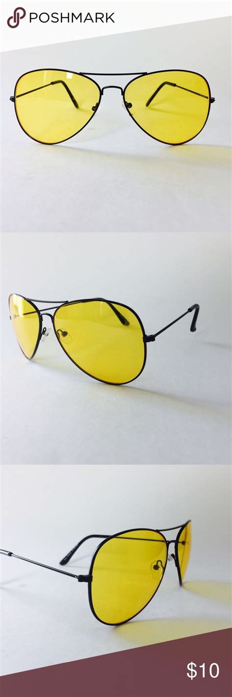 Yellow Tint Aviator Sunglasses Tinted Aviator Sunglasses Sunglasses Aviator Sunglasses