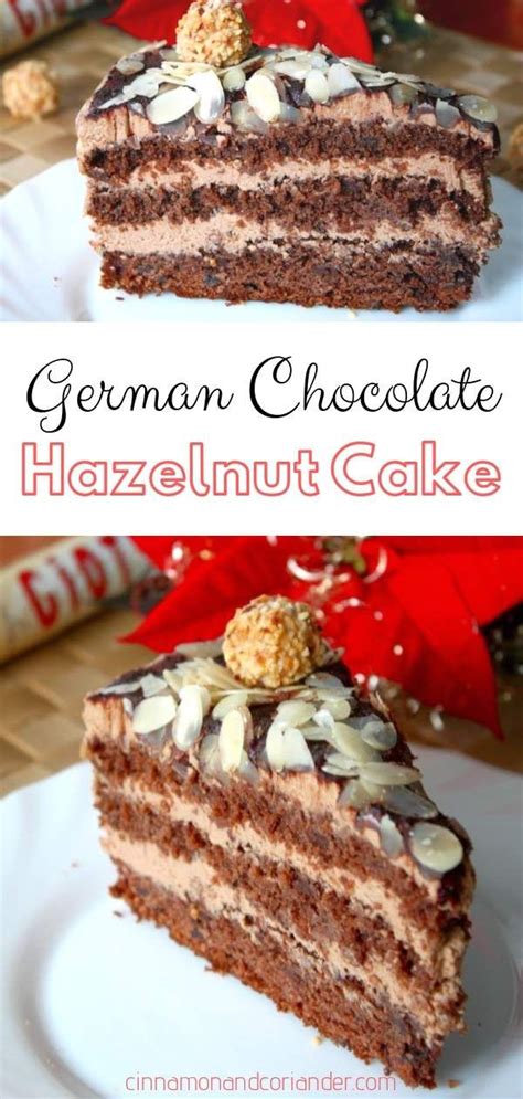Dollop this mixture onto the chocolate cake batter. German Chocolate and Hazelnut Cake | Recipe | Hazelnut ...