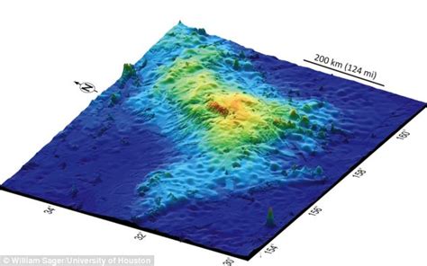 Tamu Massif Volcano The Size Of The Uk Discovered Beneath The Pacific Ocean Daily Mail Online
