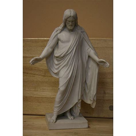 White Bonded Marble Statue Of The Resurrected Christ Free Shipping