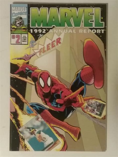 Marvel 1992 Annual Report Number No 2 Ii Two By Defalco Tom