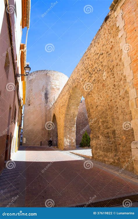 Segorbe Castellon Torre Del Verdugo Medieval Muralla Spain Stock Photo