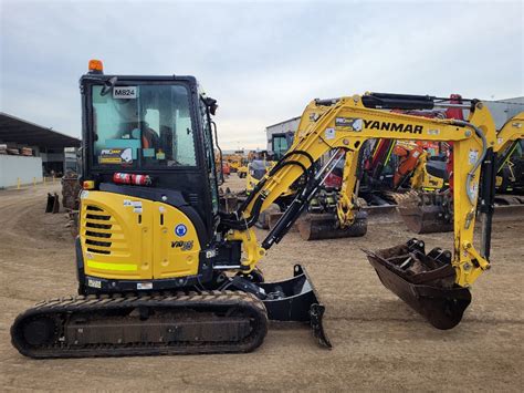 2021 Yanmar Vio35 6 Excavator M824 With Cab Hitch Buckets And 500